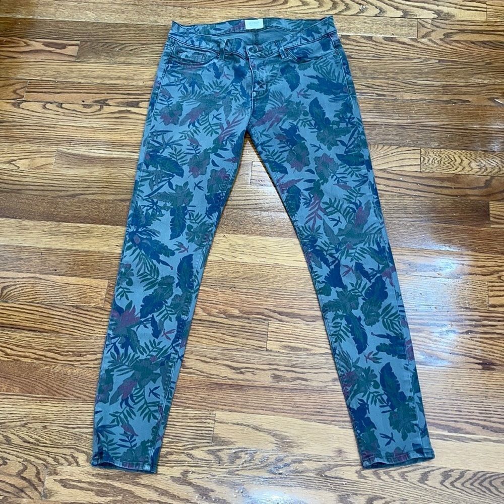 Hudson Krista Super Skinny Bramble Leaf Print Jeans - Picture 2 of 7